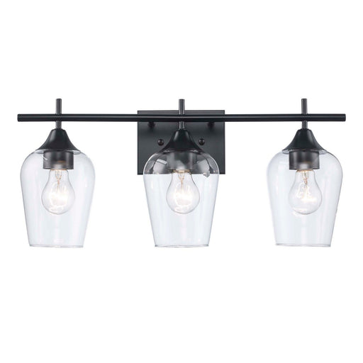 Trans Globe Imports - 71833 BK - Three Light Vanity - Kieran - Black