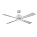 Trans Globe Imports - F-1031 WH - 52"Ceiling Fan - Arden - White