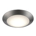 Trans Globe Imports - LED-40099 BN - LED Disk - Lunaire - Brushed Nickel