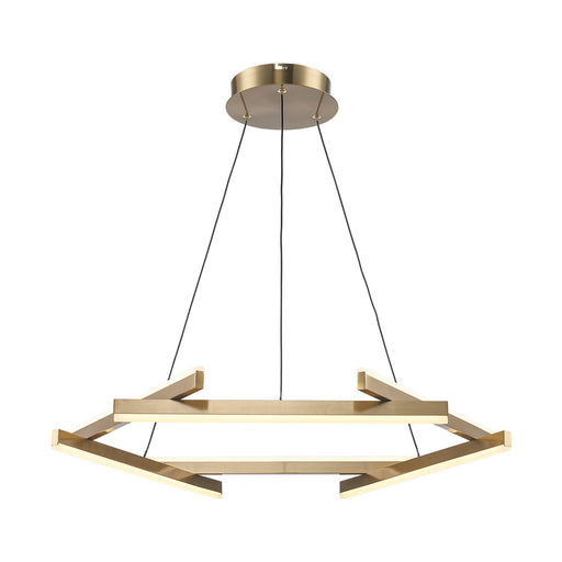 Trans Globe Imports - MDN-1565 AG - LED Chandelier - Celestia - Antique Gold