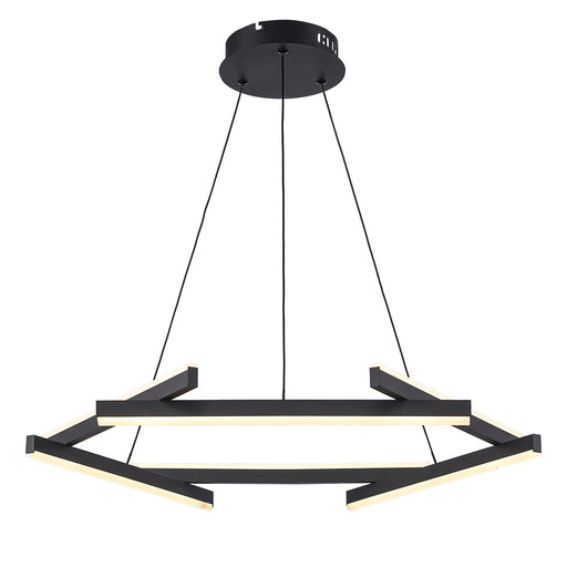 Trans Globe Imports - MDN-1565 BK - LED Chandelier - Celestia - Black