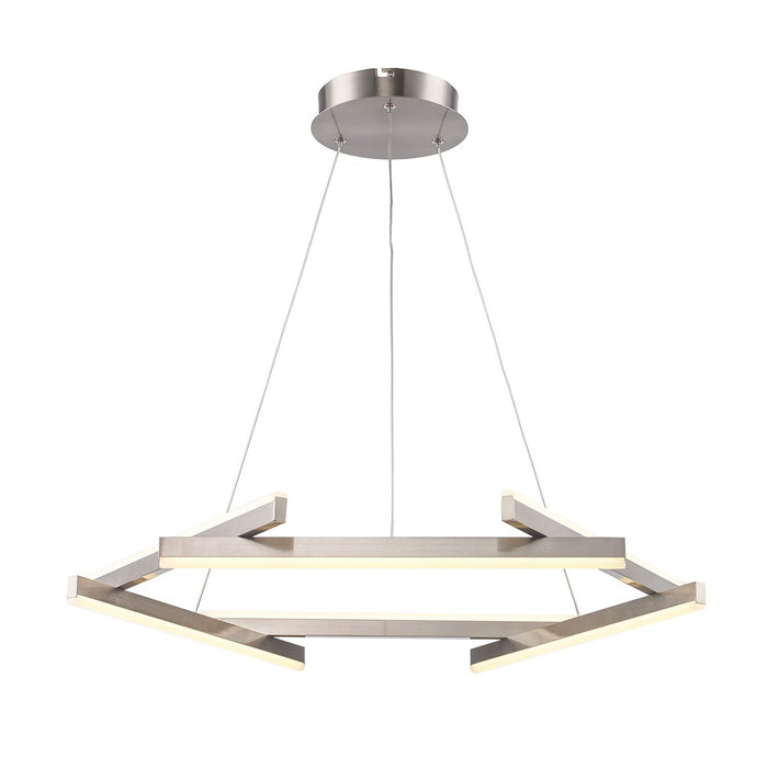 Trans Globe Imports - MDN-1565 BN - LED Chandelier - Celestia - Brushed Nickel