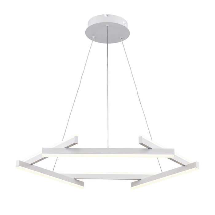 Trans Globe Imports - MDN-1565 WH - LED Chandelier - Celestia - White