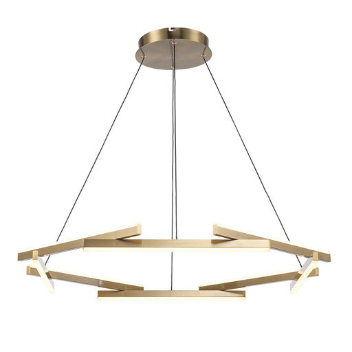 Trans Globe Imports - MDN-1566 AG - LED Chandelier - Celestia - Antique Gold