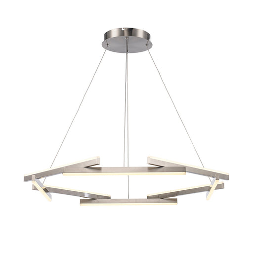 Trans Globe Imports - MDN-1566 BN - LED Chandelier - Celestia - Brushed Nickel