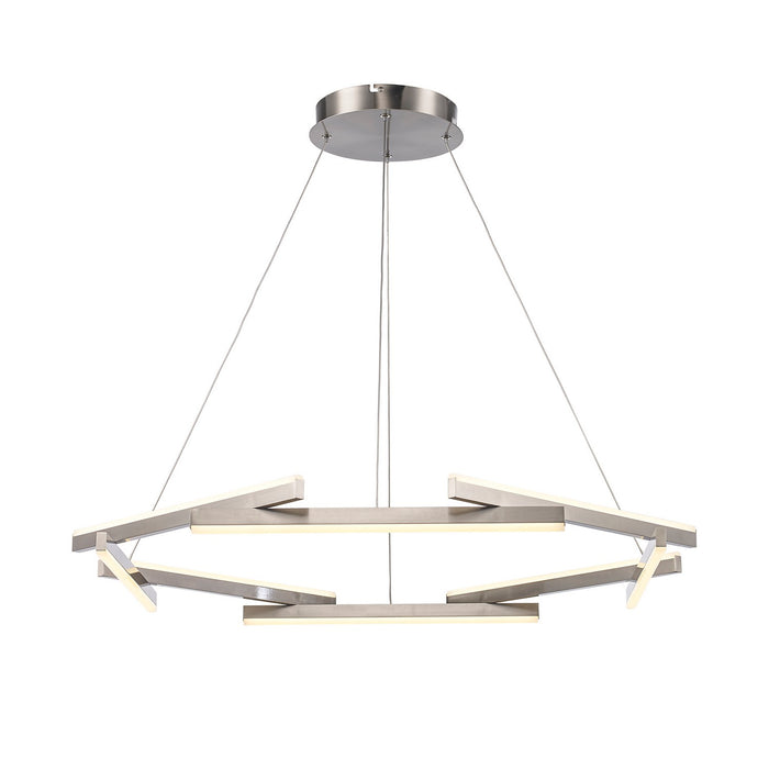 Trans Globe Imports - MDN-1566 BN - LED Chandelier - Celestia - Brushed Nickel