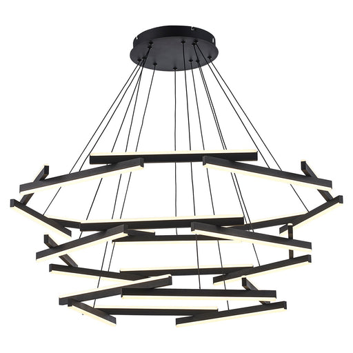 Trans Globe Imports - MDN-1567 BK - LED Chandelier - Celestia - Black