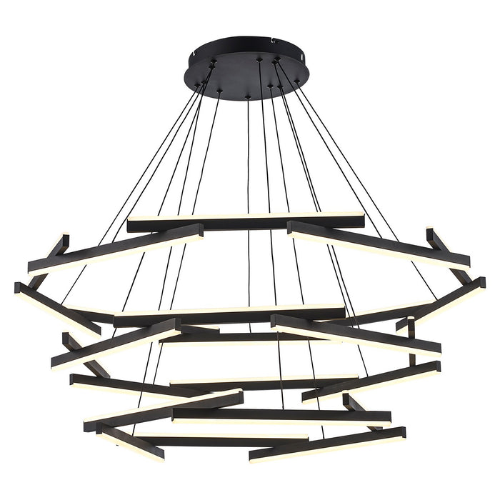 Trans Globe Imports - MDN-1567 BK - LED Chandelier - Celestia - Black