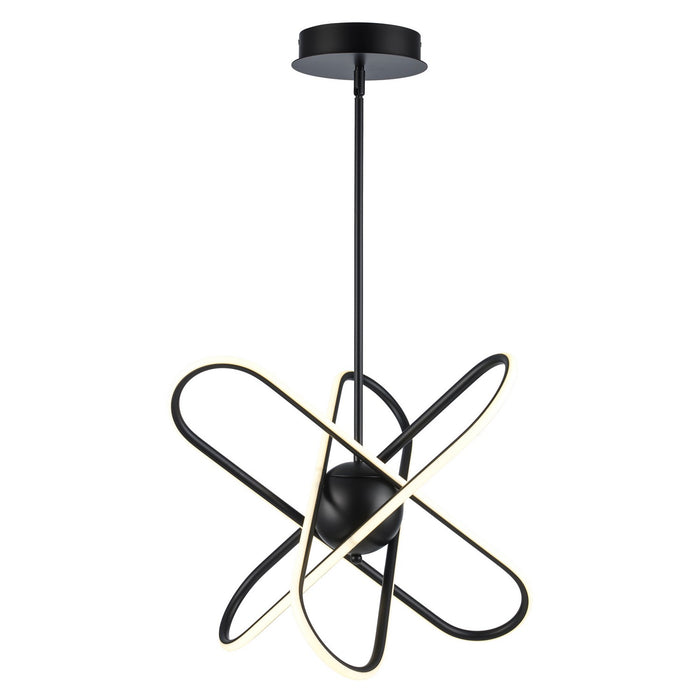 Trans Globe Imports - MDN-1586 BK - LED Chandelier - Nightingale - Black