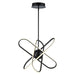 Trans Globe Imports - MDN-1586 BK - LED Chandelier - Nightingale - Black