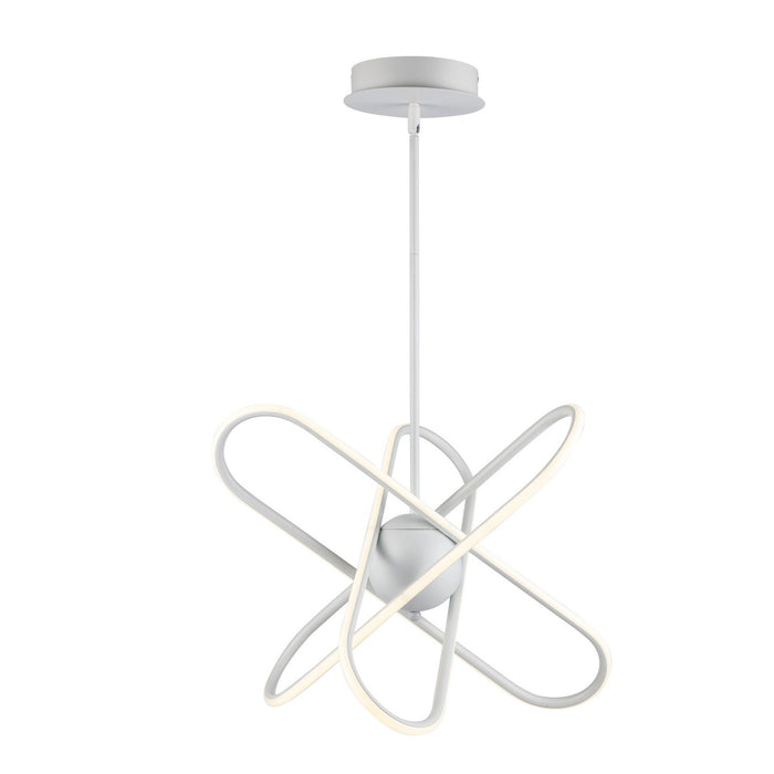 Trans Globe Imports - MDN-1586 WH - LED Chandelier - Nightingale - White