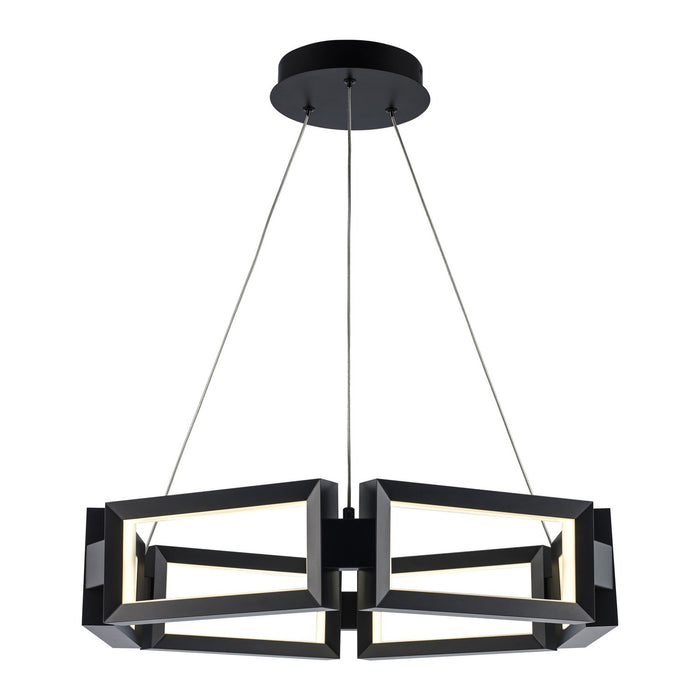 Trans Globe Imports - MDN-1588 BK - LED Chandelier - Mythos - Black