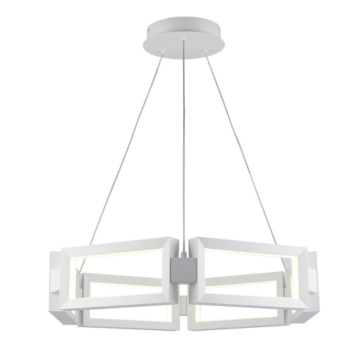 Trans Globe Imports - MDN-1588 WH - LED Chandelier - Mythos - White