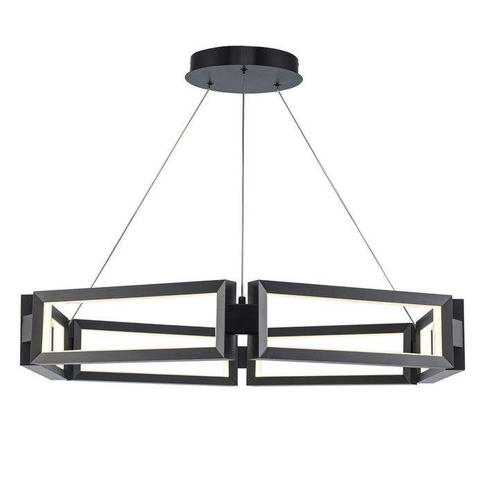 Trans Globe Imports - MDN-1590 BK - LED Chandelier - Mythos - Black