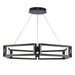 Trans Globe Imports - MDN-1590 BK - LED Chandelier - Mythos - Black