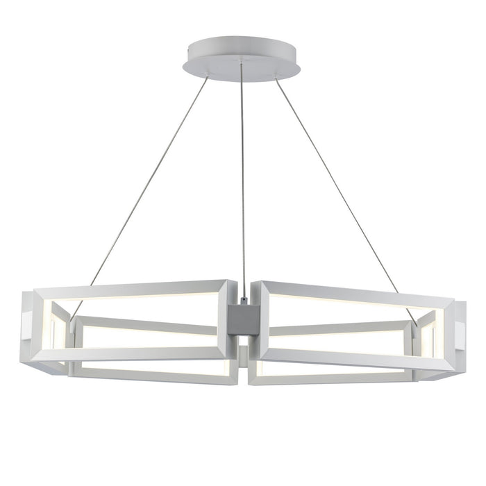 Trans Globe Imports - MDN-1590 WH - LED Chandelier - Mythos - White