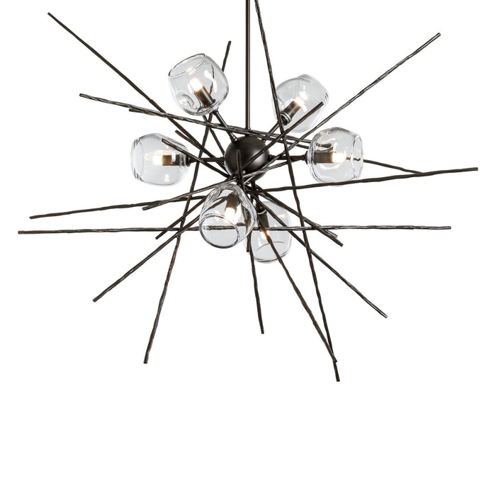 Hubbardton Forge - 131590-SKT-MULT-14-ZM0709 - Six Light Pendant - Griffin - Oil Rubbed Bronze