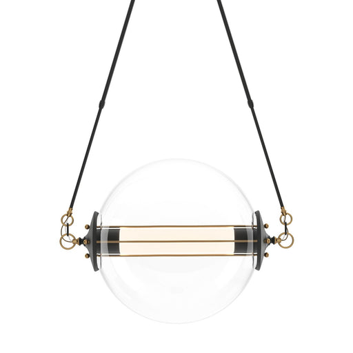 Hubbardton Forge - 134405-SKT-LONG-31-YE0499 - Two Light Pendant - Otto - Black with Brass Accents