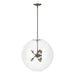 Hubbardton Forge - 134410-SKT-MULT-07-ZM0497 - Six Light Pendant - Sfera - Dark Smoke