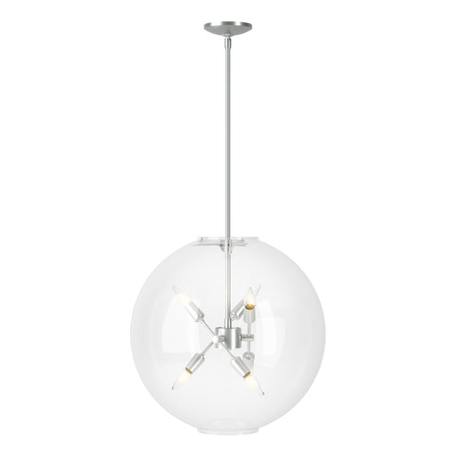 Hubbardton Forge - 134410-SKT-MULT-82-ZM0497 - Six Light Pendant - Sfera - Vintage Platinum