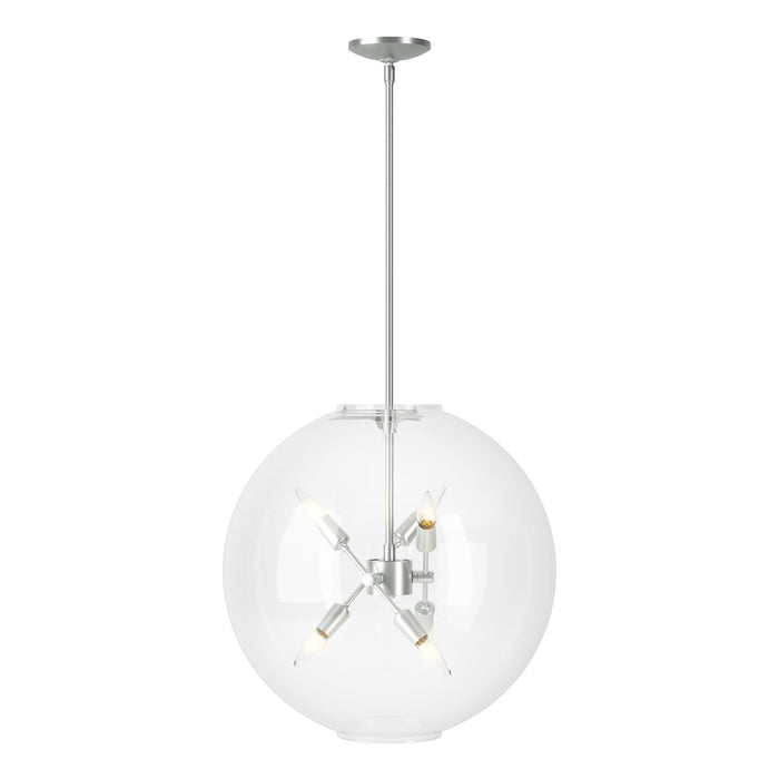 Hubbardton Forge - 134410-SKT-MULT-82-ZM0497 - Six Light Pendant - Sfera - Vintage Platinum