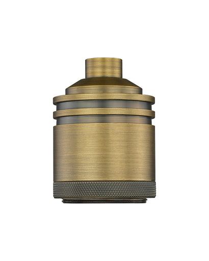 Ballston Socket Cover Brushed Brass