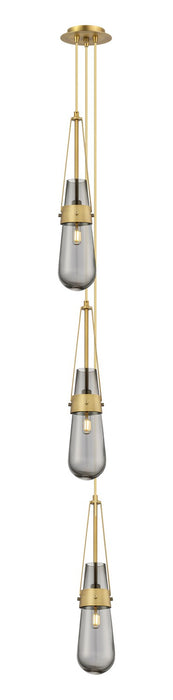 Innovations - 103-452-1P-BB-G452-4SM - LED Pendant - Downtown Urban - Brushed Brass