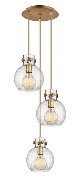 Innovations - 113-410-1PS-BB-G410-8SDY - LED Pendant - Newton - Brushed Brass