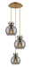 Innovations - 113-410-1PS-BB-G410-8SM - Four Light Pendant - Newton - Brushed Brass