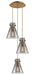 Innovations - 113-410-1PS-BB-G411-8SM - Six Light Pendant - Downtown Urban - Brushed Brass