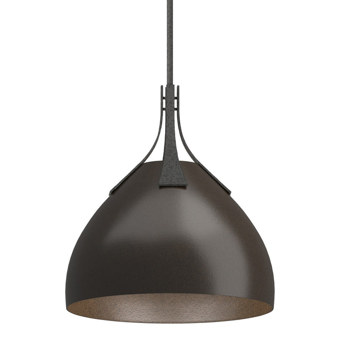 Hubbardton Forge - 134502-SKT-MULT-20-14 - One Light Pendant - Summit - Natural Iron