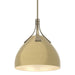 Hubbardton Forge - 134502-SKT-MULT-84-86 - One Light Pendant - Summit - Soft Gold