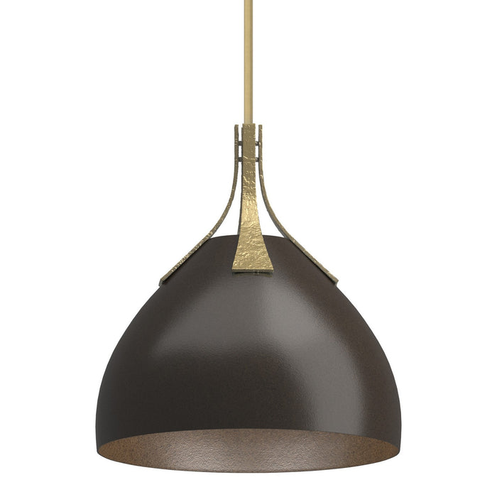 Hubbardton Forge - 134502-SKT-MULT-86-14 - One Light Pendant - Summit - Modern Brass