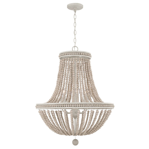 Handley Six Light Chandelier Sand Dollar