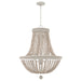 Capital Lighting - AA1020SR - Six Light Chandelier - Handley - Sand Dollar