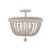 Capital Lighting - AA1021SR - Three Light Semi-Flush Mount - Handley - Sand Dollar