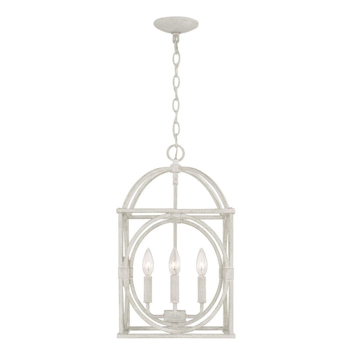 Brea Four Light Foyer Pendant Sand Dollar