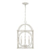 Capital Lighting - AA1031SR - Four Light Foyer Pendant - Brea - Sand Dollar