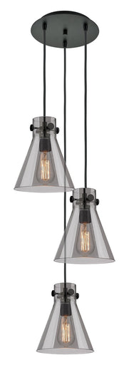 Downtown Urban Three Light Pendant