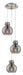 Innovations - 113-410-1PS-SN-G410-8SM - Five Light Pendant - Newton - Brushed Satin Nickel