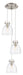 Innovations - 113-410-1PS-SN-G412-8CL - Four Light Pendant - Downtown Urban - Brushed Satin Nickel