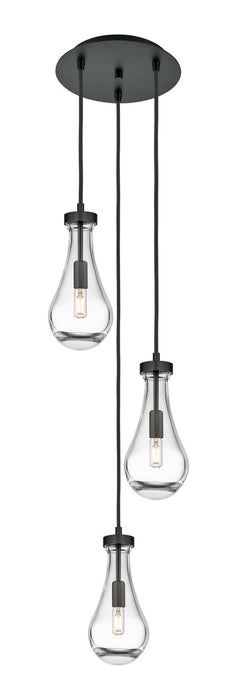 Innovations - 113-451-1P-BK-G451-5CL - LED Pendant - Downtown Urban - Matte Black