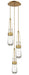 Innovations - 113-452-1P-BB-G452-4CL - LED Pendant - Downtown Urban - Brushed Brass