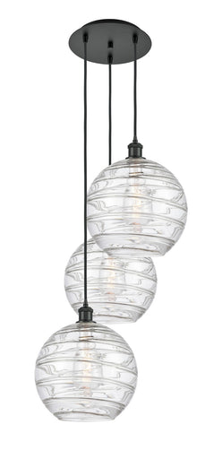 Ballston Three Light Pendant Matte Black