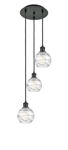 Ballston Three Light Pendant Matte Black