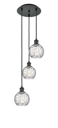 Ballston Three Light Pendant Matte Black