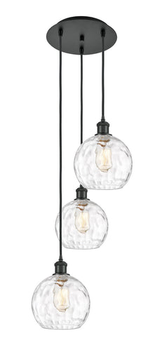 Ballston Three Light Pendant Matte Black