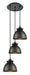 Innovations - 113B-3P-BK-M14-BK - Three Light Pendant - Ballston - Matte Black