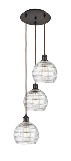 Ballston Three Light Pendant Oil Rubbed Bronze