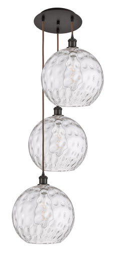 Ballston Three Light Pendant Oil Rubbed Bronze